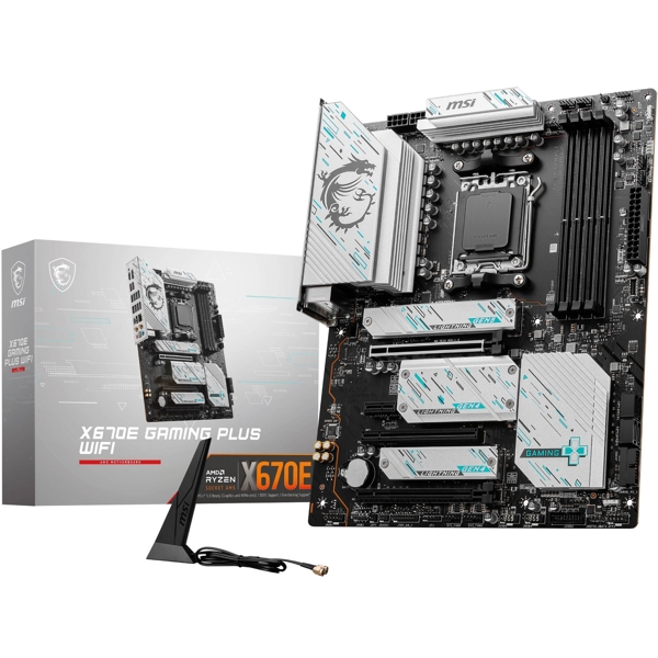 დედა დაფა MSI 911-7E16-009 X670E, AM5, DDR5, 256GB