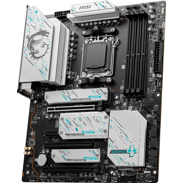 დედა დაფა MSI 911-7E16-009 X670E, AM5, DDR5, 256GB