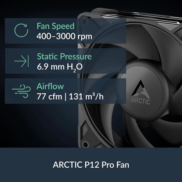 Liquid Cooling Arctic ACFRE00180A Liquid Freezer III Pro 360, 120mm, 3000RPM, Black