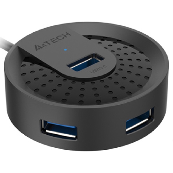 USB-C ჰაბი A4Tech HUB-30C, USB 3.0, USB-C, HUB, Black