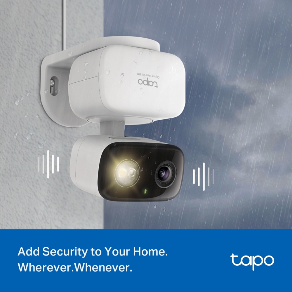 ვიდეო სათვალთვალო კამერა TP-Link Tapo C216, Home Security Wifi Camera, 3MP, White