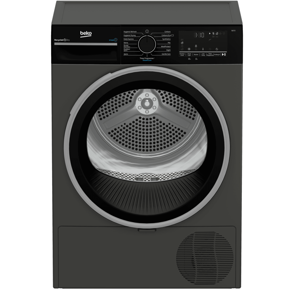 სარეცხის საშრობი მანქანა Beko BTBC44XBM1 b300, 10Kg, E, 64Db, Washing Dryer, Grey