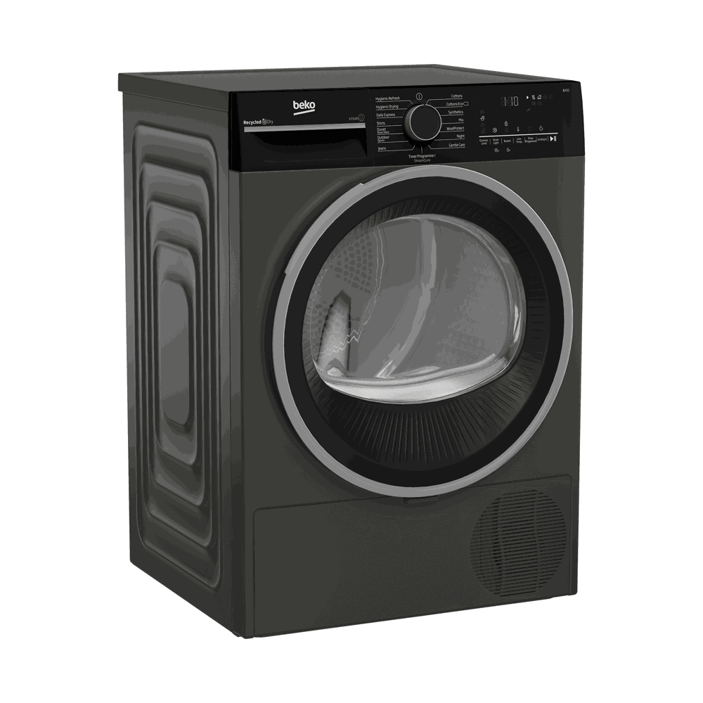 Washing Dryer Beko BTBC44XBM1 b300, 10Kg, E, 64Db, Grey