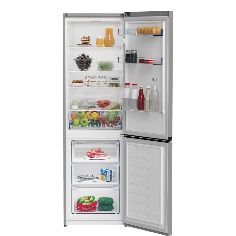 Refrigerator Beko B1RCSK362S, 368L, A+, 38dB, Silver