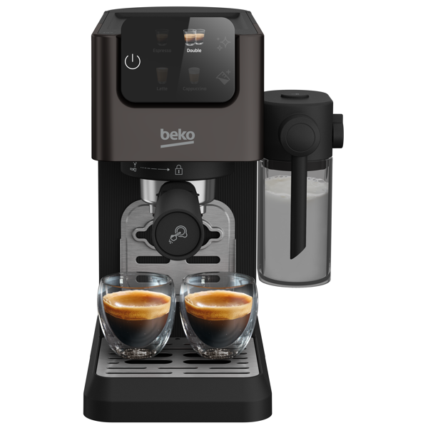 ყავის აპარატი Beko CEP 5464DX, 1628W, 1.1L, Coffee Machine, Dark Stainless Steel