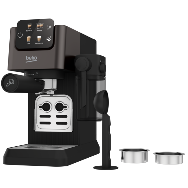 ყავის აპარატი Beko CEP 5464DX, 1628W, 1.1L, Coffee Machine, Dark Stainless Steel