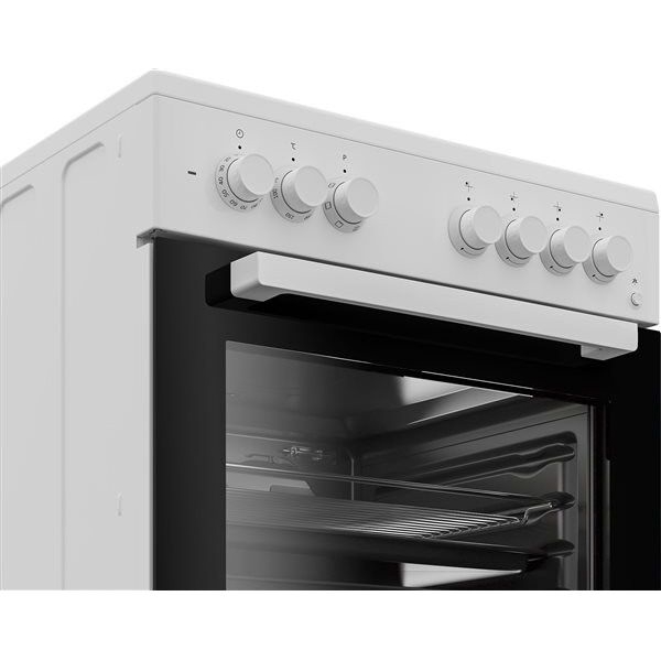 Gas Cooker Beko FBE62120WD, 4Gas, White