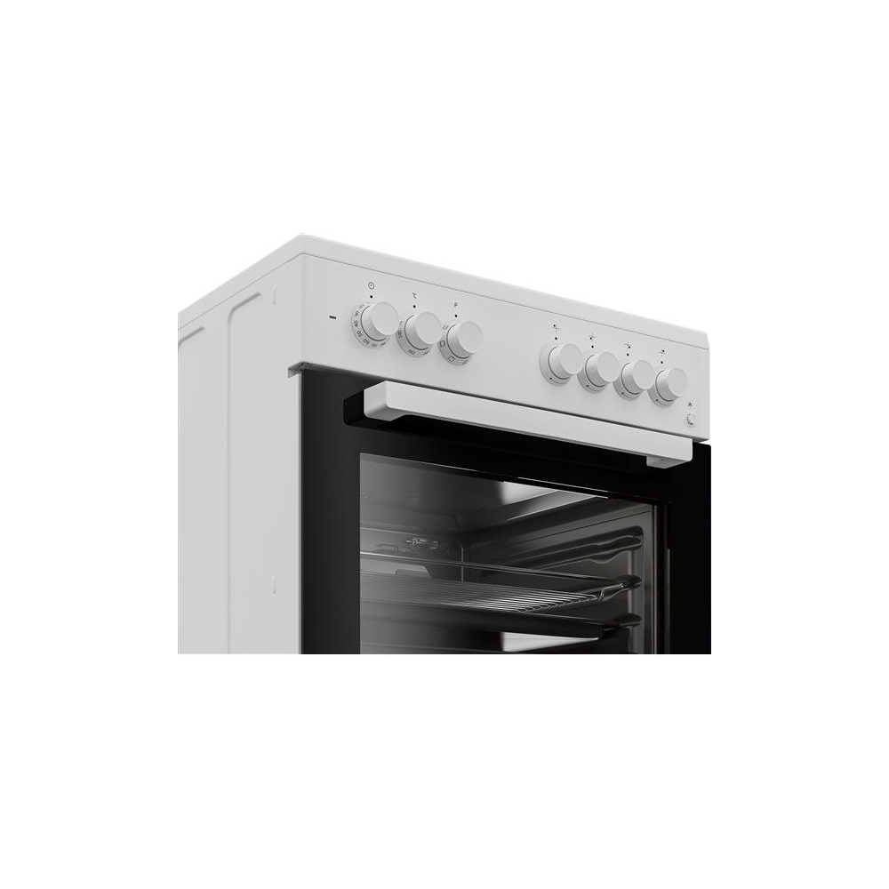 Gas Cooker Beko FBE62120WD, 4Gas, White