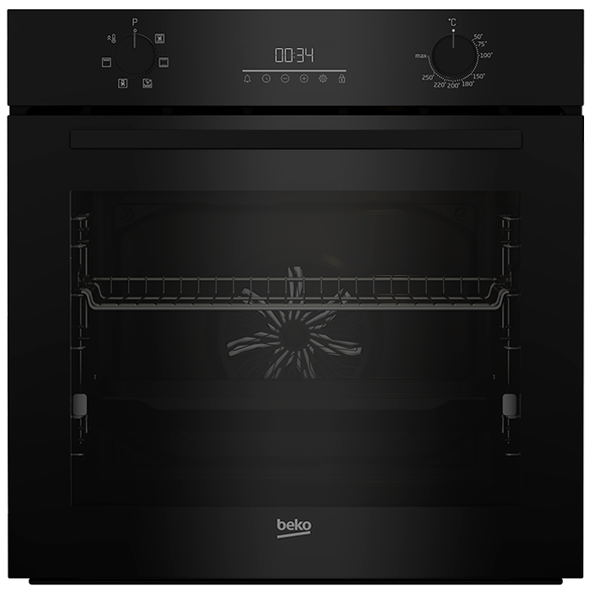 ჩასაშენებელი ელექტრო ღუმელი Beko BCBIE17300KSB, 2400W, 72L, Built-In Electric Oven, Black