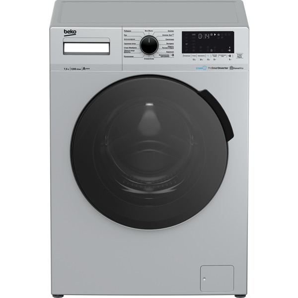 სარეცხი მანქანა Beko WSPE7H616S, 7.5Kg, A+++, 1200Rpm, Washing Machine, Grey