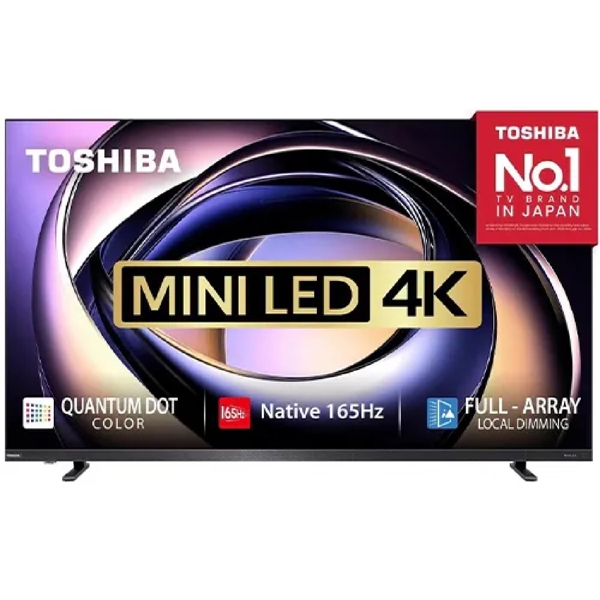ტელევიზორი Toshiba 65Z770RE Mini LED, 65", 4K UHD, Smart TV, USB, HDMI, BT, WIFI, Black