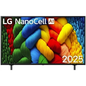 ტელევიზორი LG 86NANO81A6A NanoCell, 86", 4K UHD, Smart TV, HDMI, USB, RF, SPDIF, BT, WIFI, Black