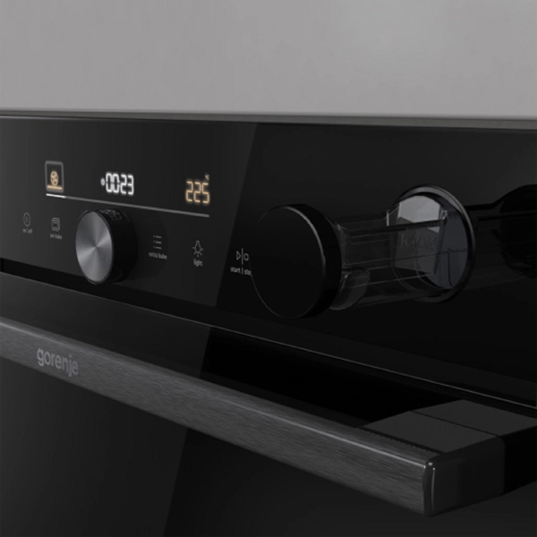 ჩასაშენებელი ელექტრო ღუმელი Gorenje BSA6747DGWI, 77L, Built-In Electric Oven, Black