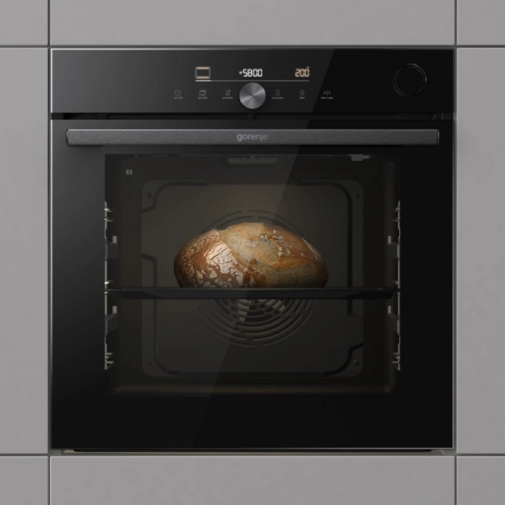 ჩასაშენებელი ელექტრო ღუმელი Gorenje BSA6747DGWI, 77L, Built-In Electric Oven, Black