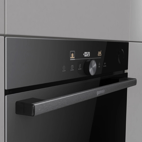 ჩასაშენებელი ელექტრო ღუმელი Gorenje BSA6747DGWI, 77L, Built-In Electric Oven, Black