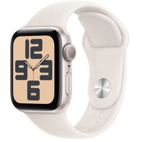 Smart Watch Apple MEH54RK/A Watch SE 3 40mm, 1.57", Bluetooth, Wi-Fi, WR50 Waterproof, Starlight