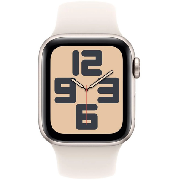 Smart Watch Apple MEH54RK/A Watch SE 3 40mm, 1.57", Bluetooth, Wi-Fi, WR50 Waterproof, Starlight