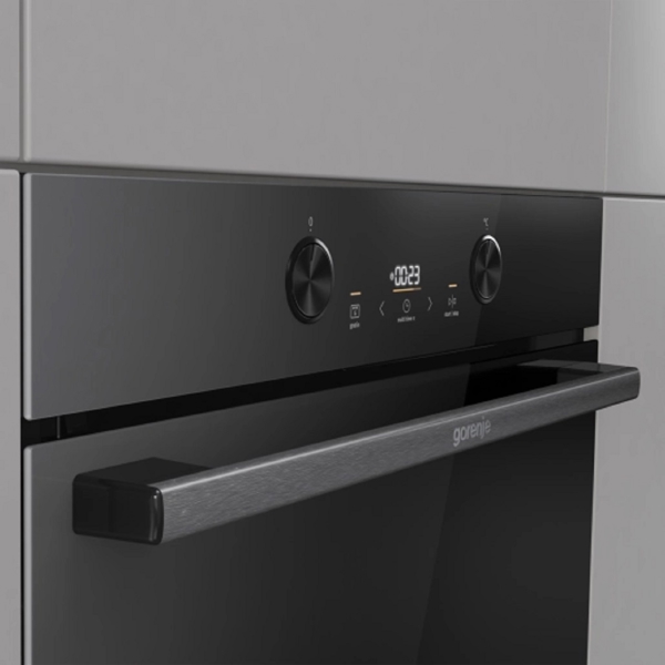 ჩასაშენებელი ელექტრო ღუმელი Gorenje BPS6737E04DBG, 77L, Built-In Electric Oven, Black
