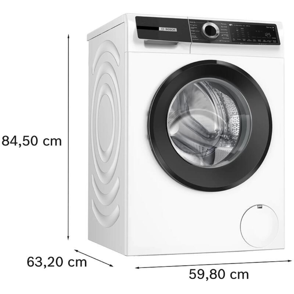 სარეცხი მანქანა Bosch WGK244Z0ME, 9Kg, A, 1400Rpm, 72Db, Washing Machine, White
