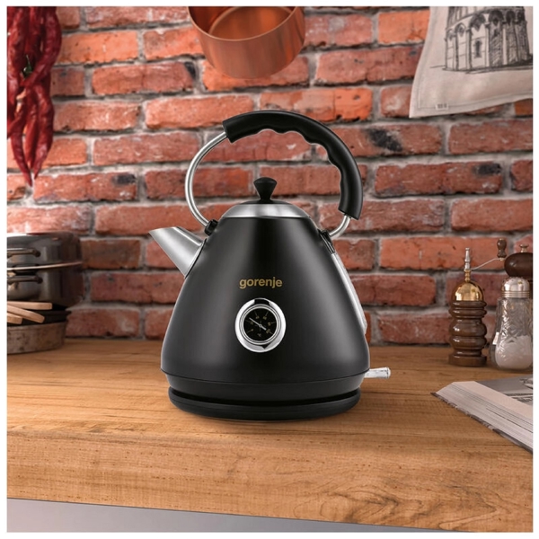ელექტრო ჩაიდანი Gorenje K17CLBK, 2200W, 1.7L, Electric kettle, Black