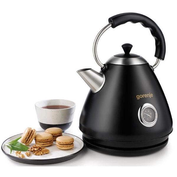 ელექტრო ჩაიდანი Gorenje K17CLBK, 2200W, 1.7L, Electric kettle, Black