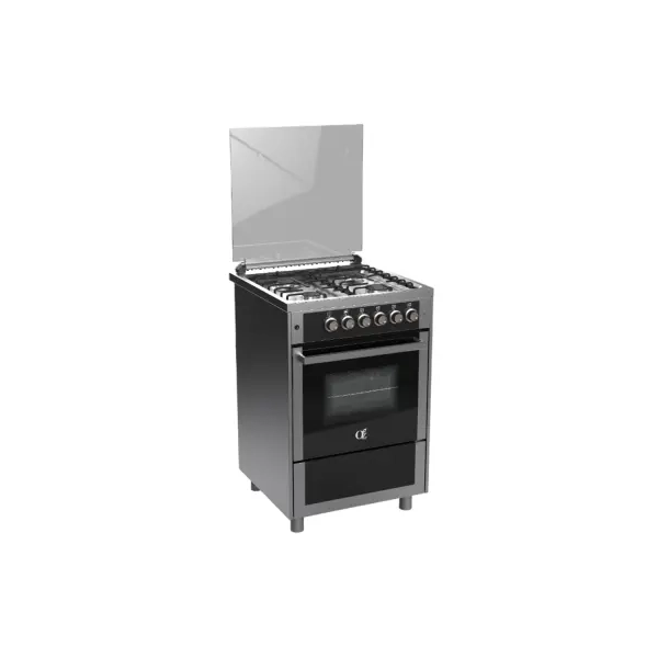 Gas Cooker OZ OE 6040 IX FFD, 4Gas, Silver
