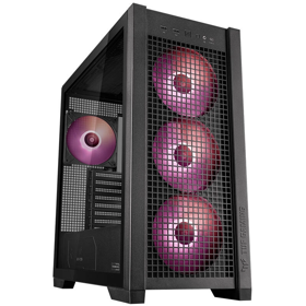 Computer Case Asus TUF 90DC00I0-B19000 GT302 TG ARGB, MidT, EATX, ATX, Micro ATX, Mini ITX, 2xUSB, USB-C, 3.5mm, Black