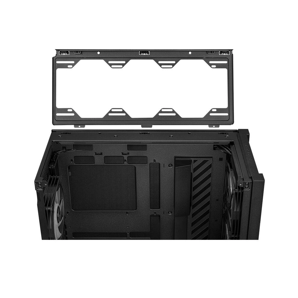 ქეისი Asus TUF 90DC00I0-B19000 GT302 TG ARGB, Computer Case, MidT, EATX, ATX, Micro ATX, Mini ITX, 2xUSB, USB-C, 3.5mm, Black