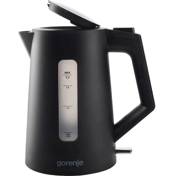 ელექტრო ჩაიდანი Gorenje K17OPB, 2200W, 1.7L, Electric kettle, Black