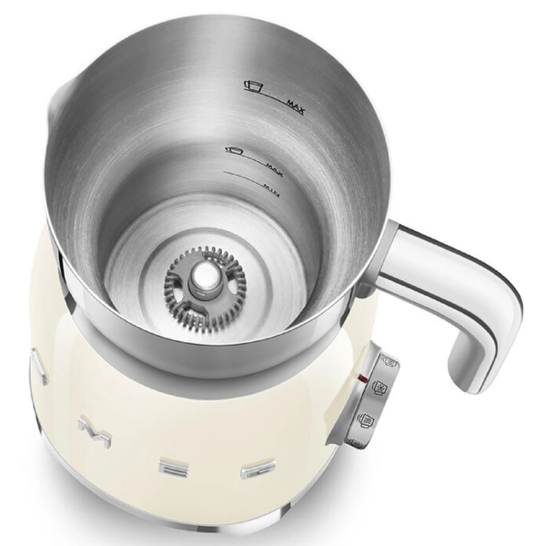 რძის ამომყვანი Smeg MFF11CREU, 500W, 0.6L, Milk frother, Beige
