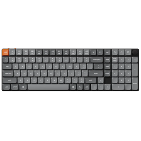 კლავიატურა Keychron K17M-B1 K17 Max, Gateron Red, Wireless, USB-C, Bluetooth, RGB, Mechanical Gaming Keyboard, Black