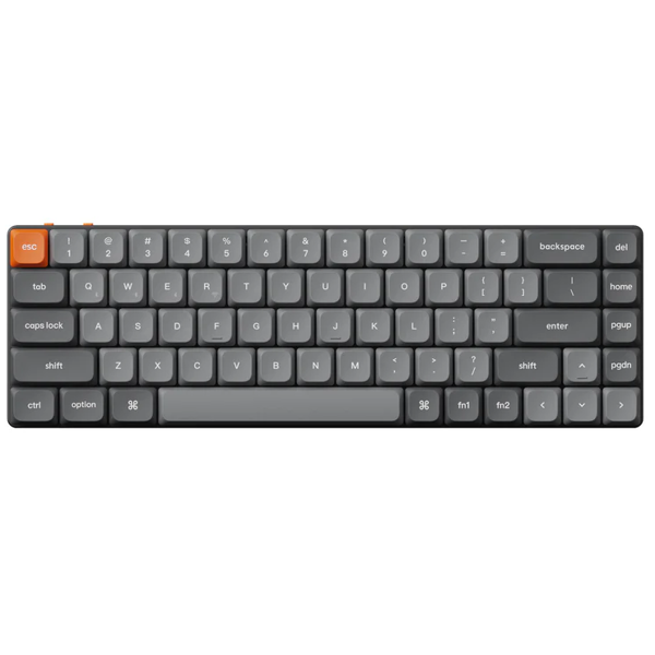 კლავიატურა Keychron K7M-B3 K7 Max, Gateron Brown, Wireless, USB-C, Bluetooth, RGB, Mechanical Gaming Keyboard, Black