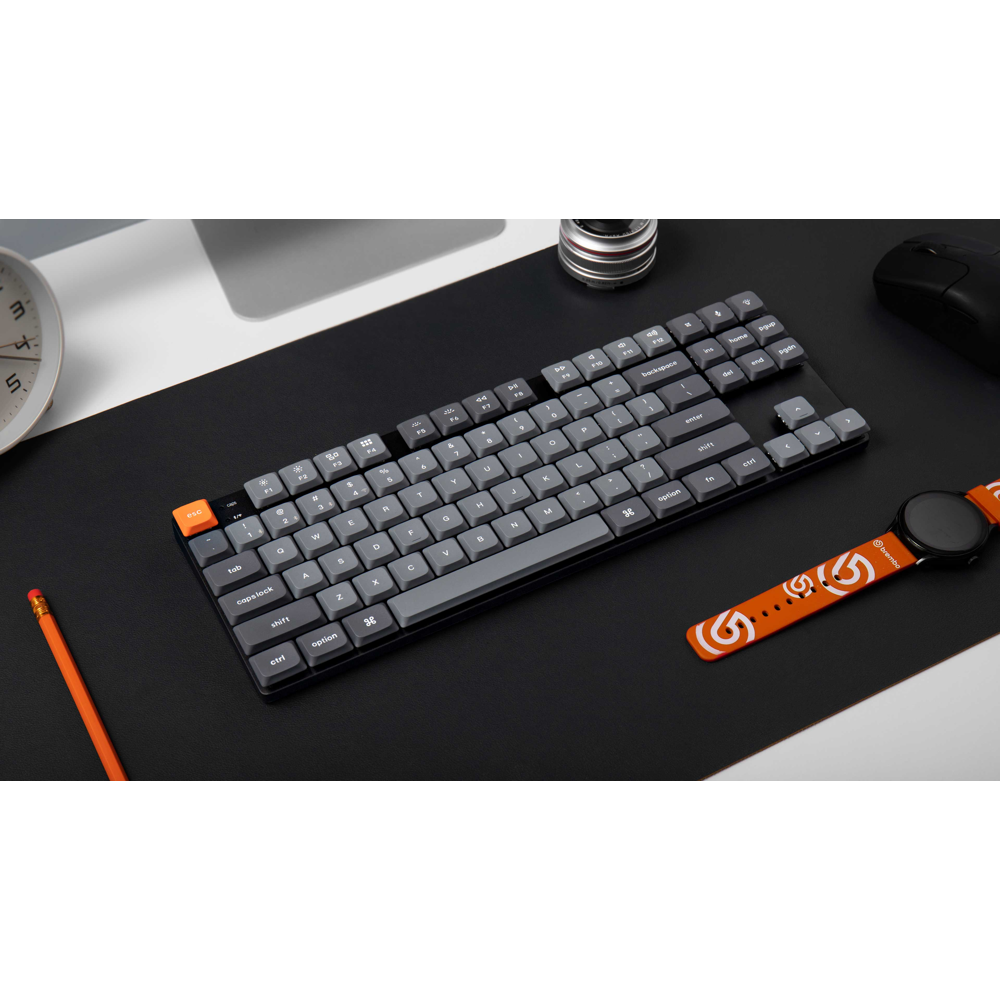 კლავიატურა Keychron K1M-B3 K1 Max, Gateron Brown, Wireless, USB-C, Bluetooth, RGB, Mechanical Gaming Keyboard, Black