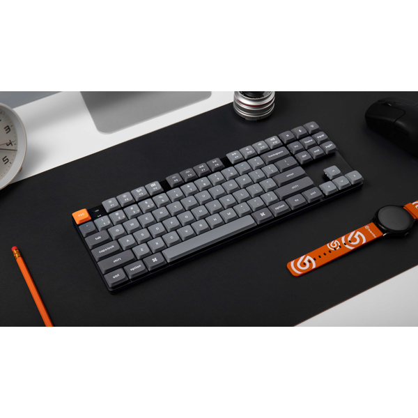 კლავიატურა Keychron K1M-B1 K1 Max, Gateron RED, Wireless, USB-C, Bluetooth, RGB, Mechanical Gaming Keyboard, Black