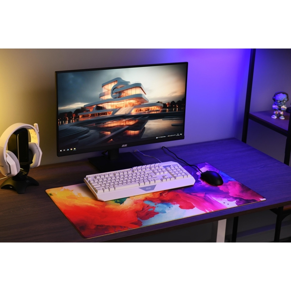 მაუსის პადი 2E 2E-SPEED-XL-D01-PRO Speed D01, XL, Gaming Mouse Pad, Multicolor
