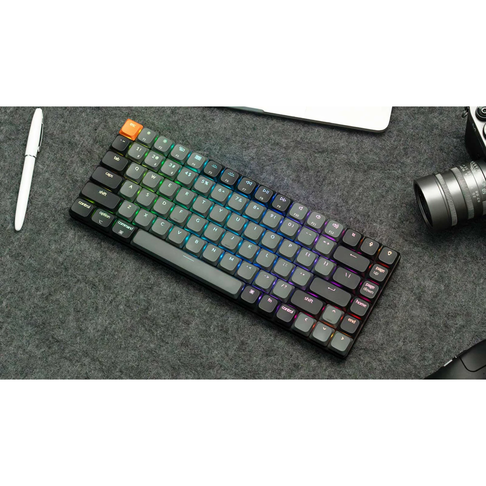კლავიატურა Keychron K3X-B1 K3 V3, K Red, Wireless, USB-C, Bluetooth, RGB, Mechanical Gaming Keyboard, Black