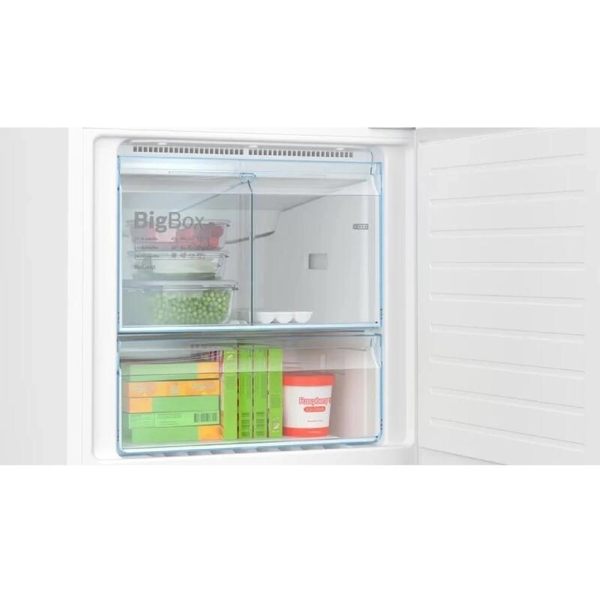 მაცივარი Bosch KGN55VWE0N, 375L, E, No Frost, Refrigerator, White