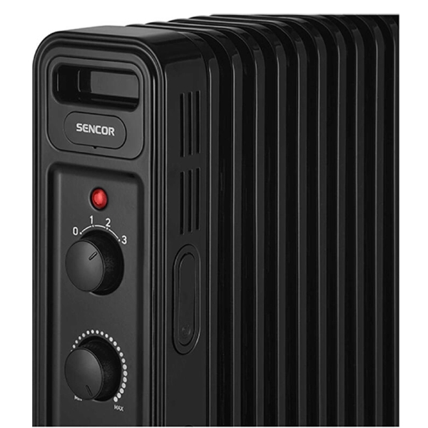 ზეთის რადიატორი Sencor SOH 3513BK, 2500W, Oil Radiator, Black