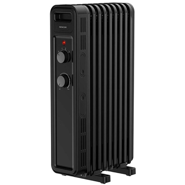 ზეთის რადიატორი Sencor SOH 3509BK, 2000W, 10-18m², Oil Radiator, Black