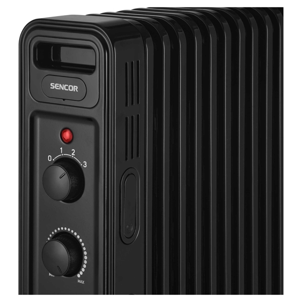 ზეთის რადიატორი Sencor SOH 3511BK, 2300W, Oil Radiator, Black