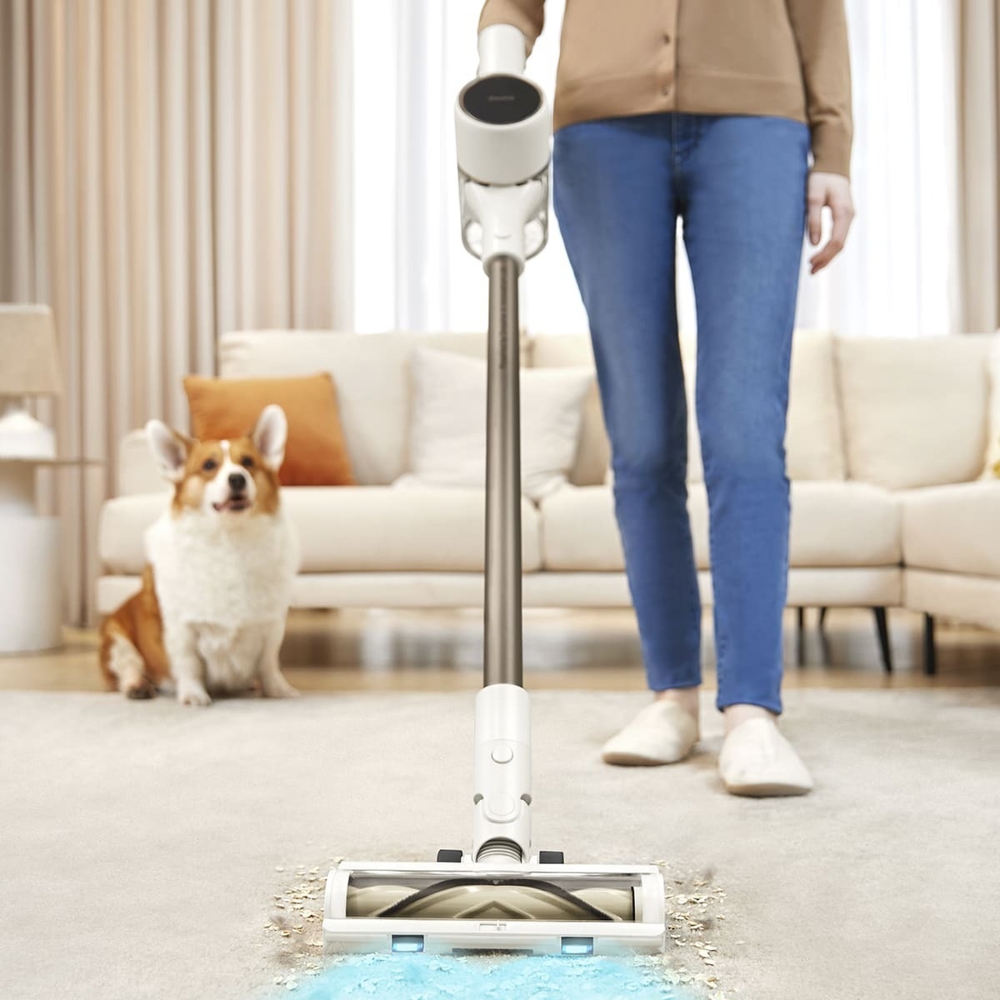 მტვერსასრუტი Dreame VZV22A R10s, 350W, 0.6L, Vacuum Cleaner, White/Bronze