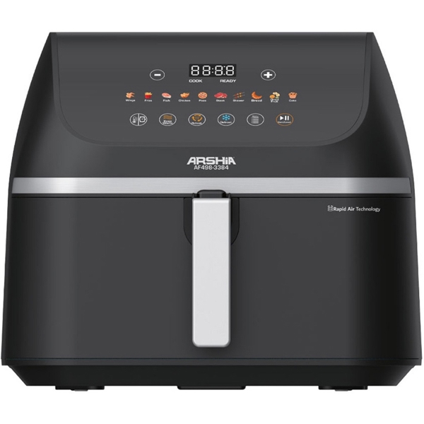აეროგრილი Arshia AF498-3384, 1900W, 9L, Air Fryer, Black