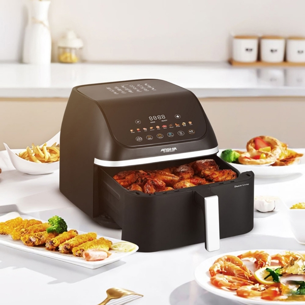 აეროგრილი Arshia AF498-3384, 1900W, 9L, Air Fryer, Black