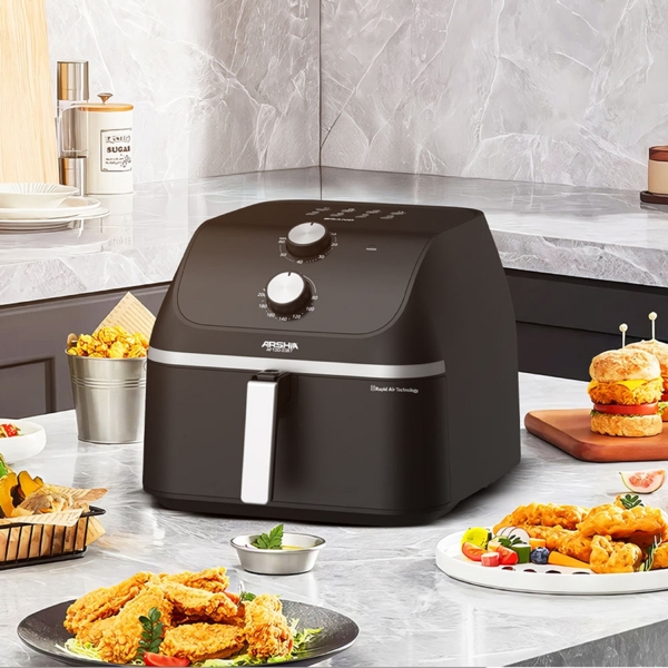 აეროგრილი Arshia AF130-3387, 1900W, 9L, Air Fryer, Black