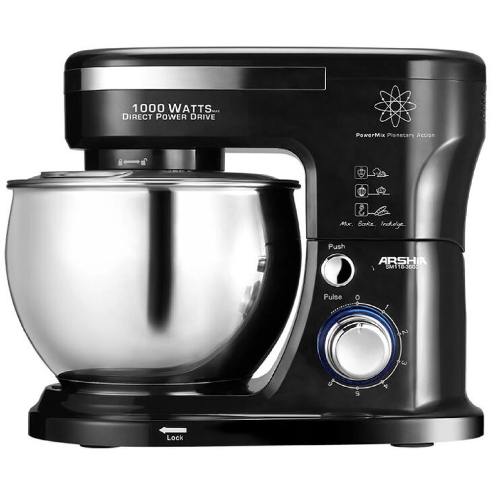 მიქსერი Arshia SM118-3603, 1000W, 5L, Mixer, Black