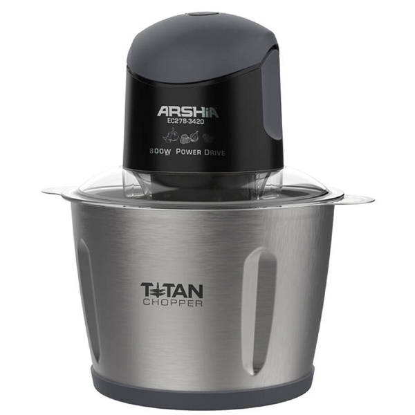 ჩოპერი Arshia EC278-3420, 800W, 3L, Chopper, Black