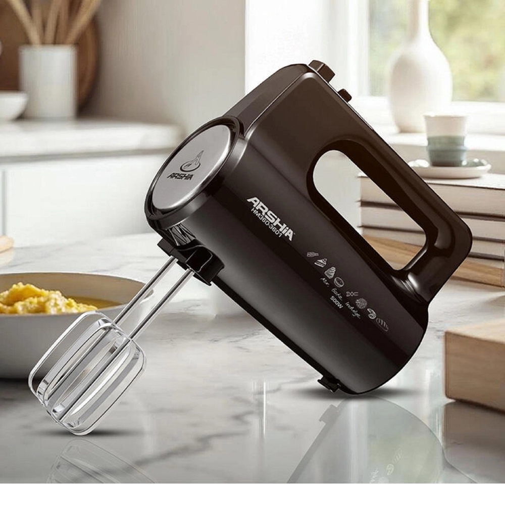 მიქსერი Arshia HM360-3601, 500W, Mixer, Black