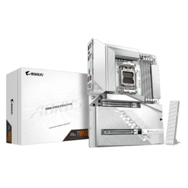 Motherboard Gigabyte 9MB85STLE-00-G10 B850 AORUS STEALTH ICE 1.0, AM5, DDR5 DIMM, 256GB