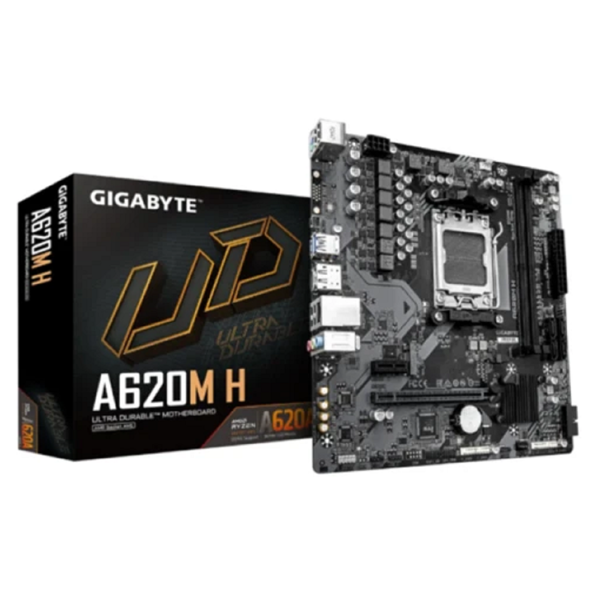 Motherboard Gigabyte 9MA62MH-00-G20 A620M H 2.0, AM5, DDR5 DIMM, 128GB