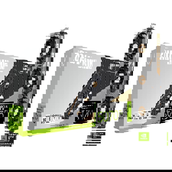 Graphic Card Zotac ZT-B50710D3-10P SOLID SFF, GeForce RTX5070 Ti, 16GB, 256Bit, DP, HDMI, Black